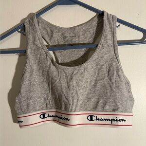 Champion Women's Heather Gray Sports Bra